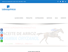 Tablet Screenshot of laboquimica.com